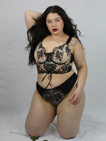 Conjunto black Nude 