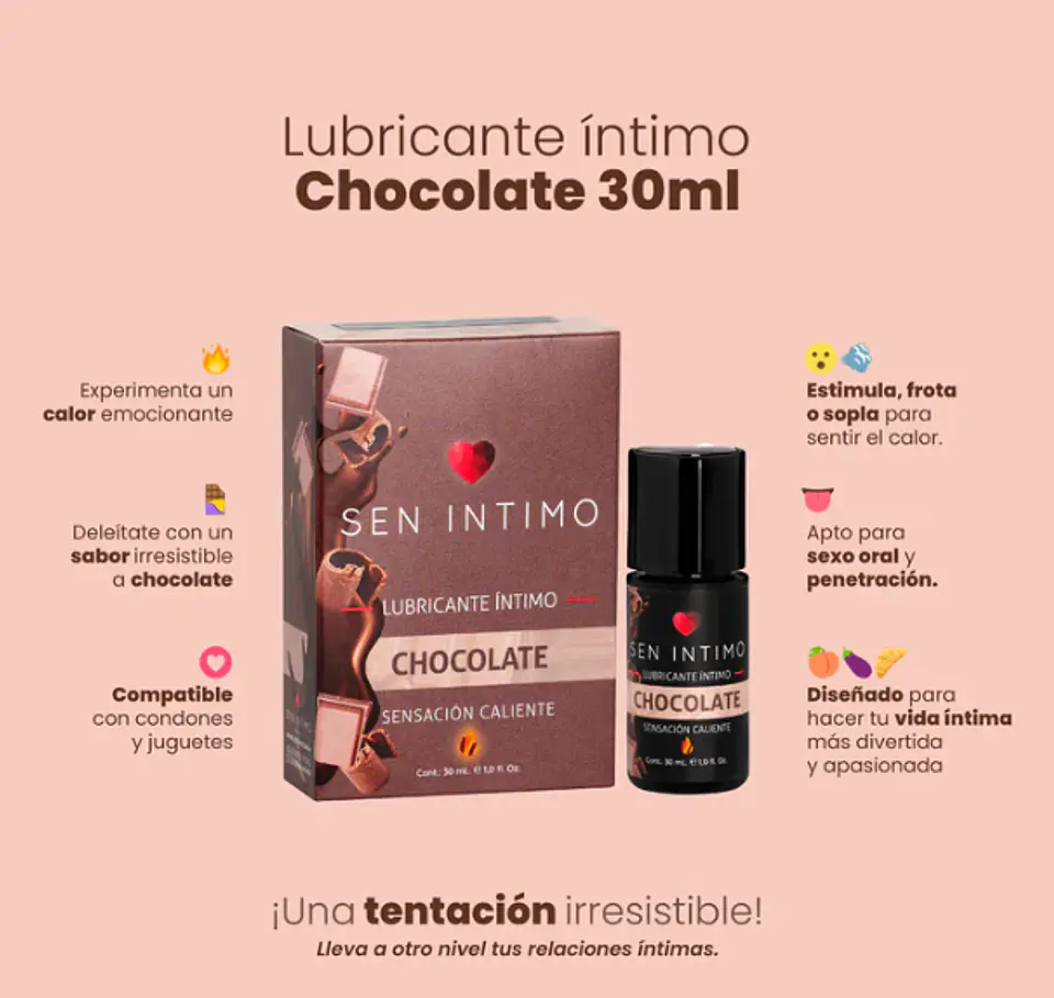 Lubricante Caliente Chocolate Sen Intimo 3