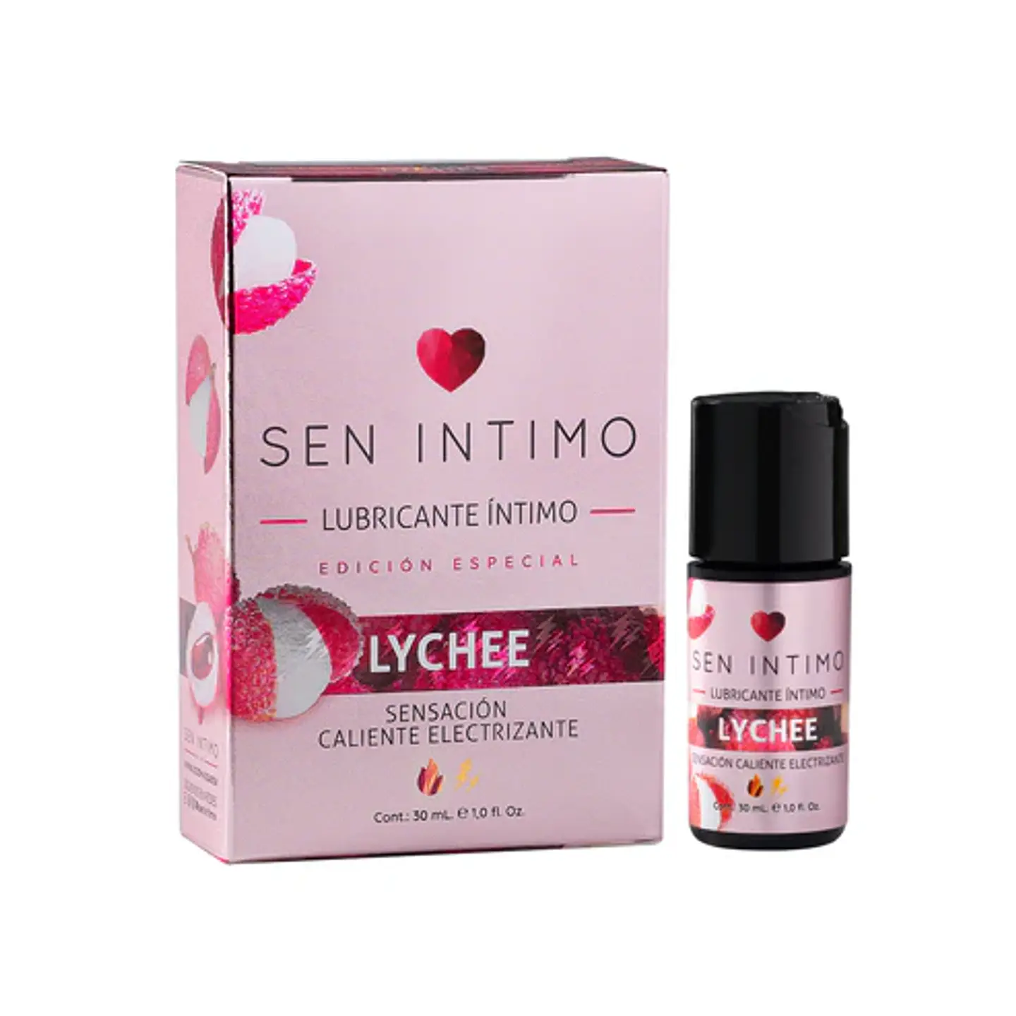 LUBRICANTE INTIMO LYCHE CALIENTE ELECTRIZANTE 1