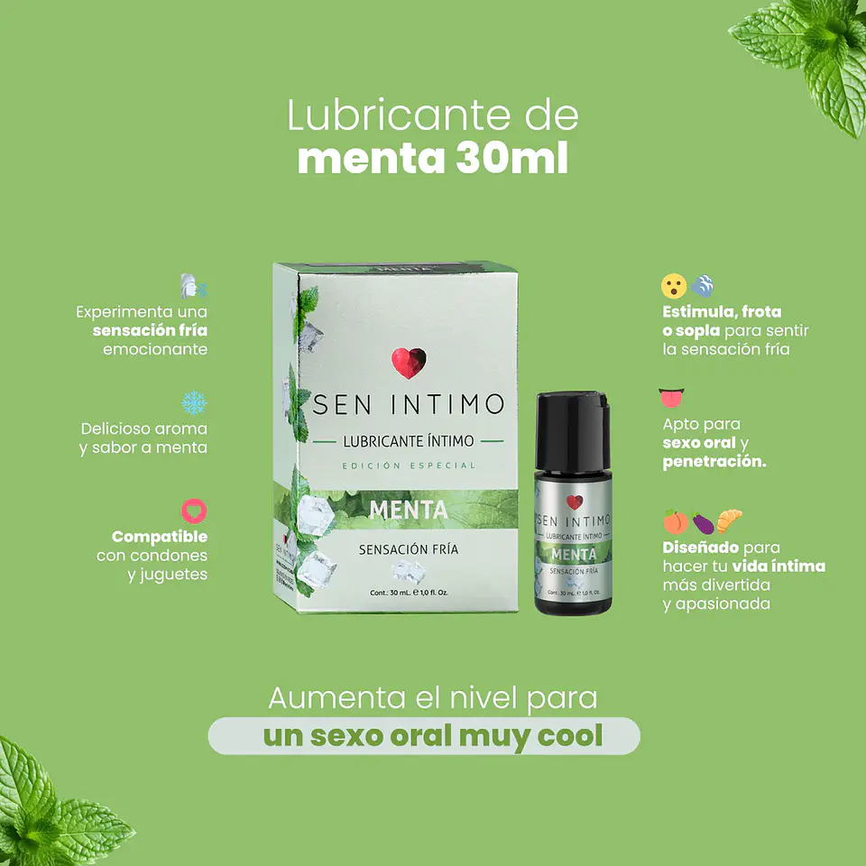 LUBRICANTE SEN INTIMO MENTA 3
