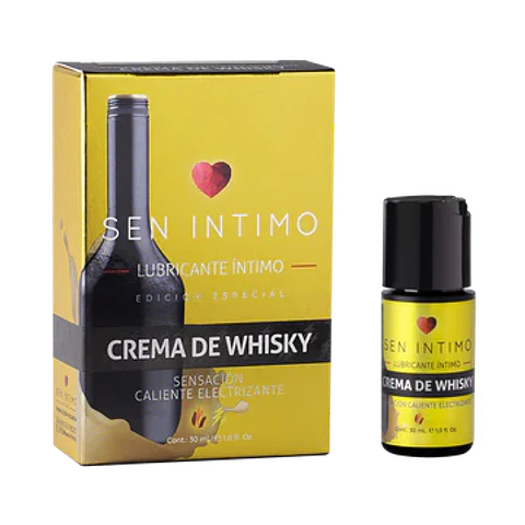 LUBRICANTE CREMA DE WHISKY SENSACION CALIENTE ELECTRIZANTE