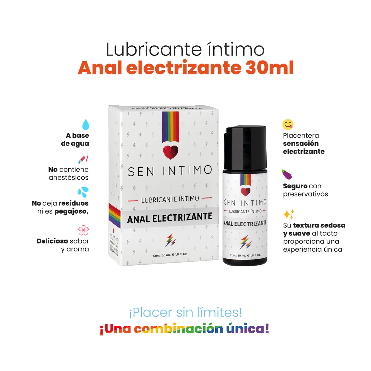 LUBRICANTE INTIMO ANAL ELECTRIZANTE 2
