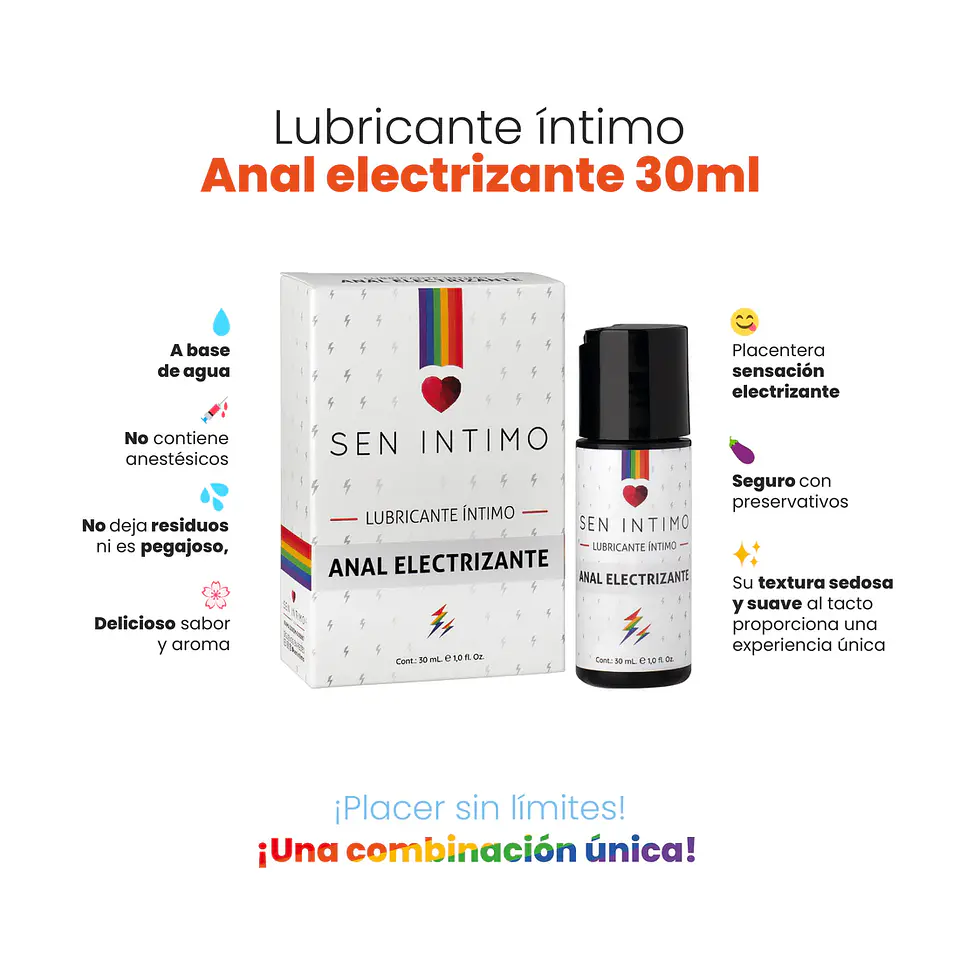 LUBRICANTE INTIMO ANAL ELECTRIZANTE 2