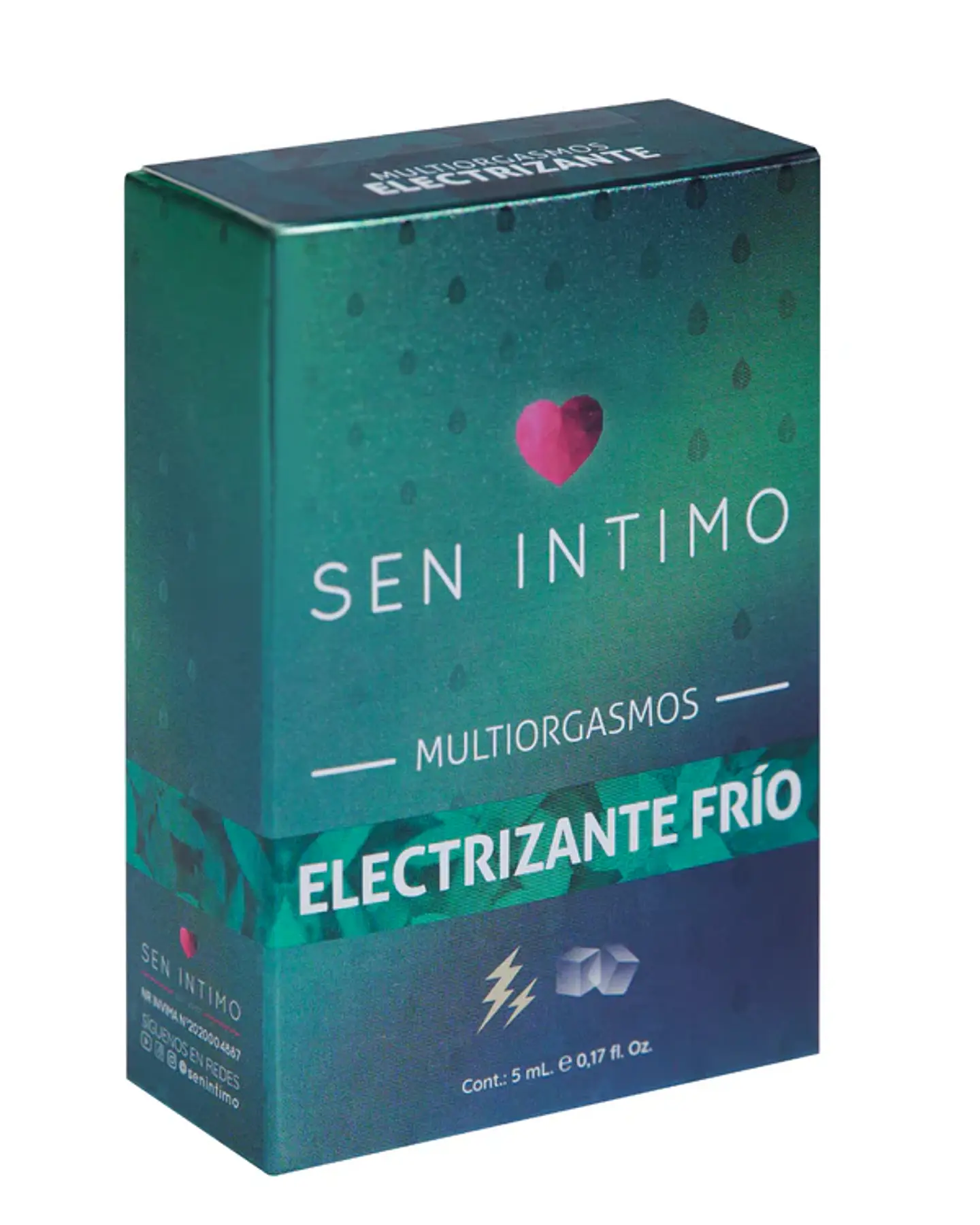 VIBRADOR LIQUIDO  ELECTRIZANTE FRIÓ SEN INTIMO 1