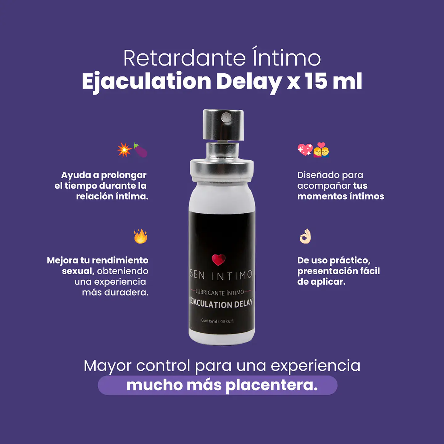 EJACULACION DELAY SEN INTIMO RETARDANTE 3
