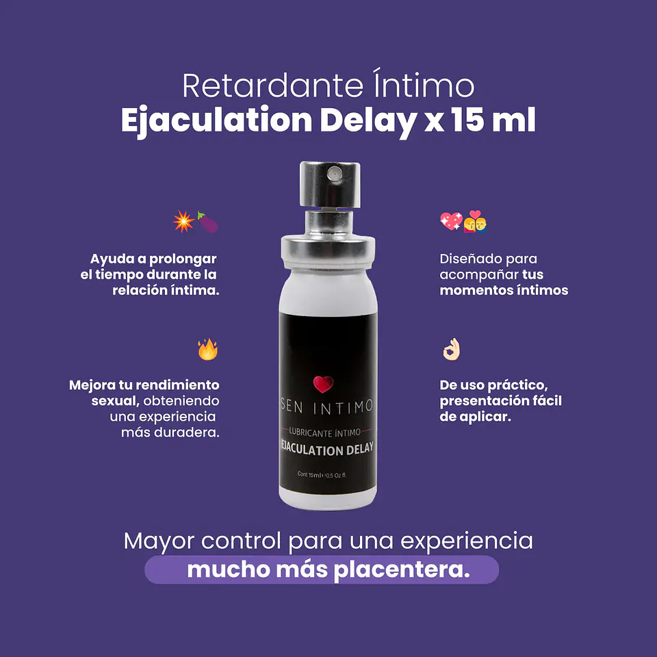 EJACULACION DELAY SEN INTIMO RETARDANTE 3