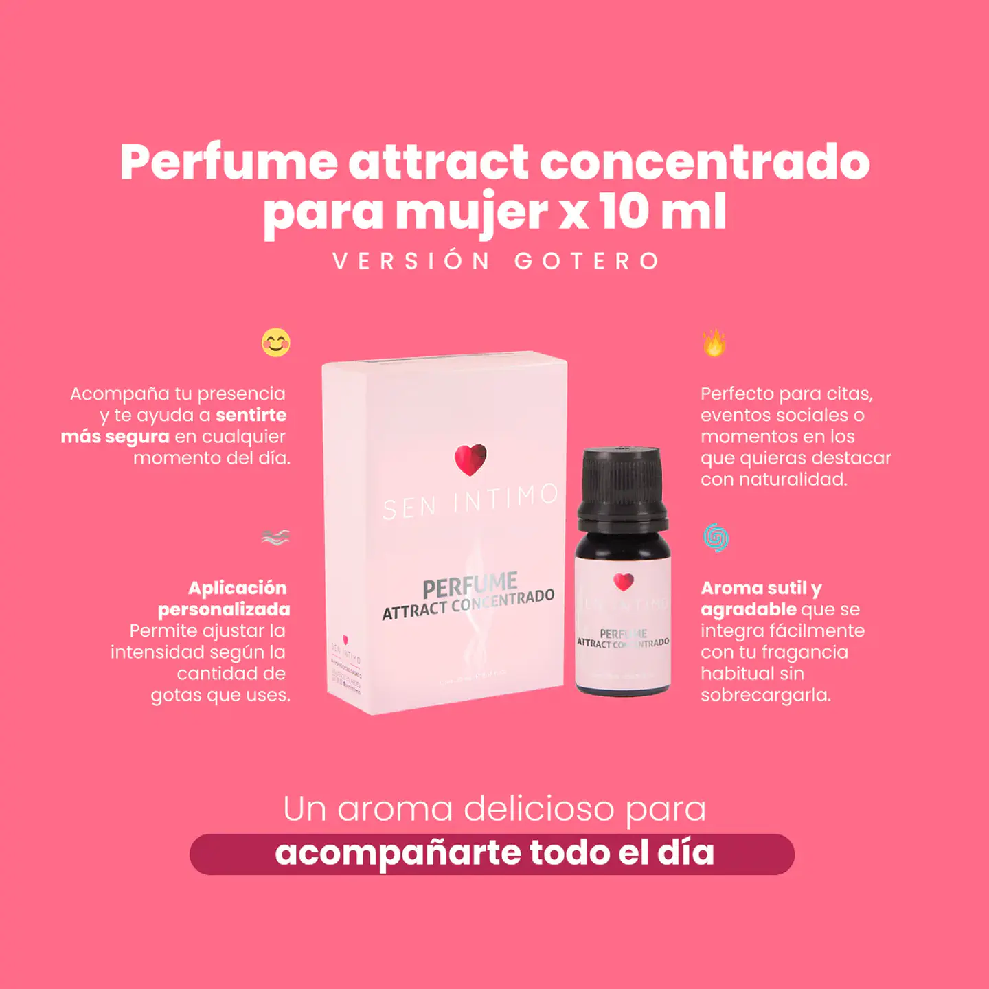 PERFUME PHEROMONAS  CONCENTRADAS SEN INTIMO DAMA 2