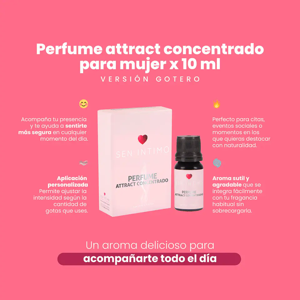 PERFUME PHEROMONAS  CONCENTRADAS SEN INTIMO DAMA 2
