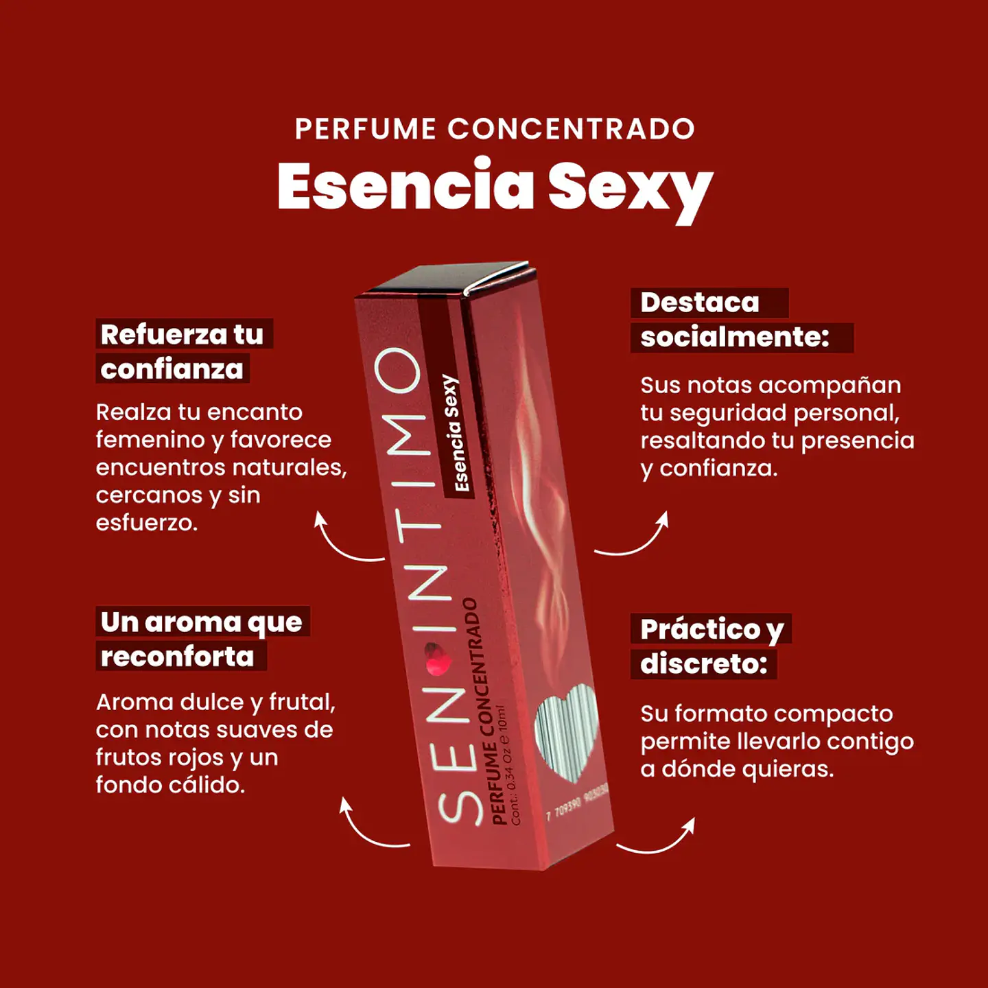 PERFUME PHEROMONAS INFUSED  ROLL ON SEN INTIMO DAMA 5