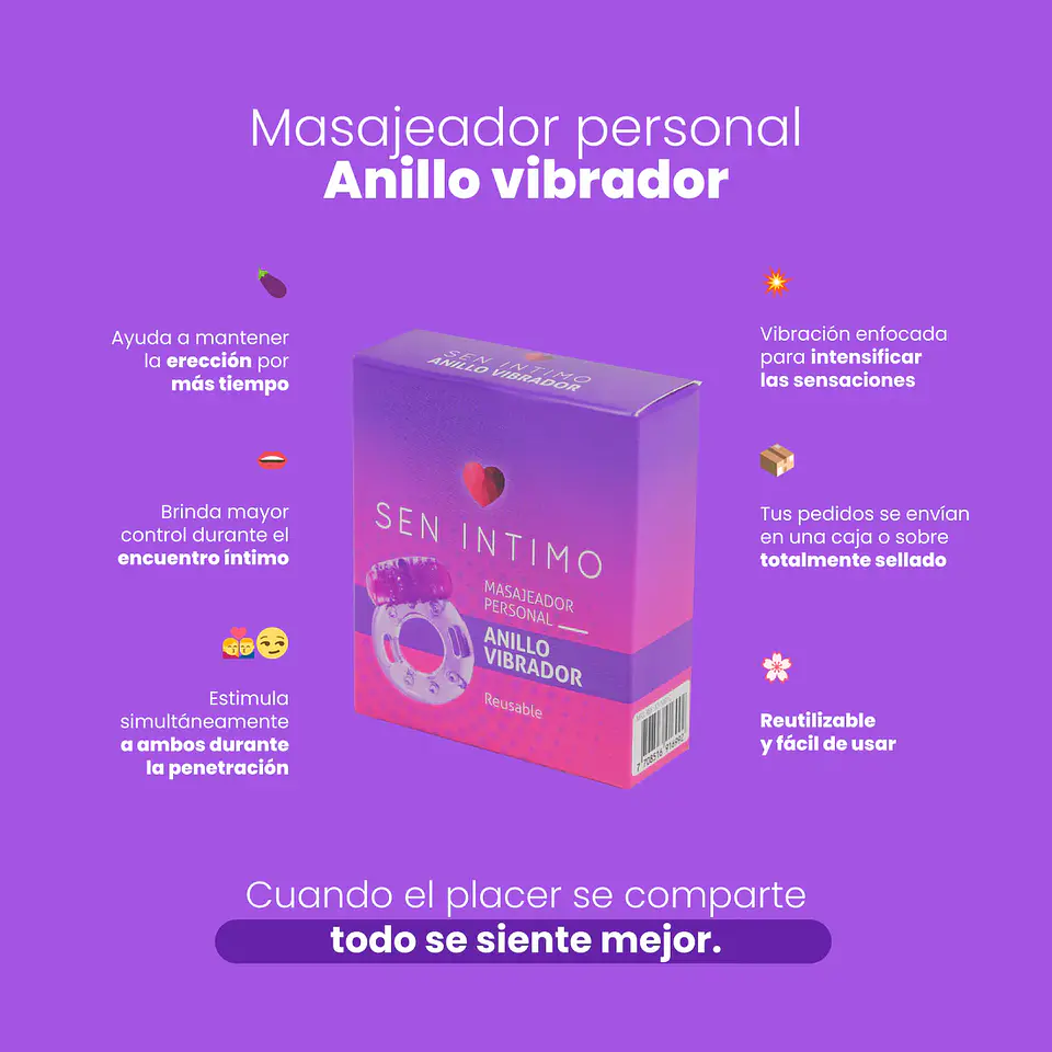 ANILLO VIBRADOR SEN INTIMO 3