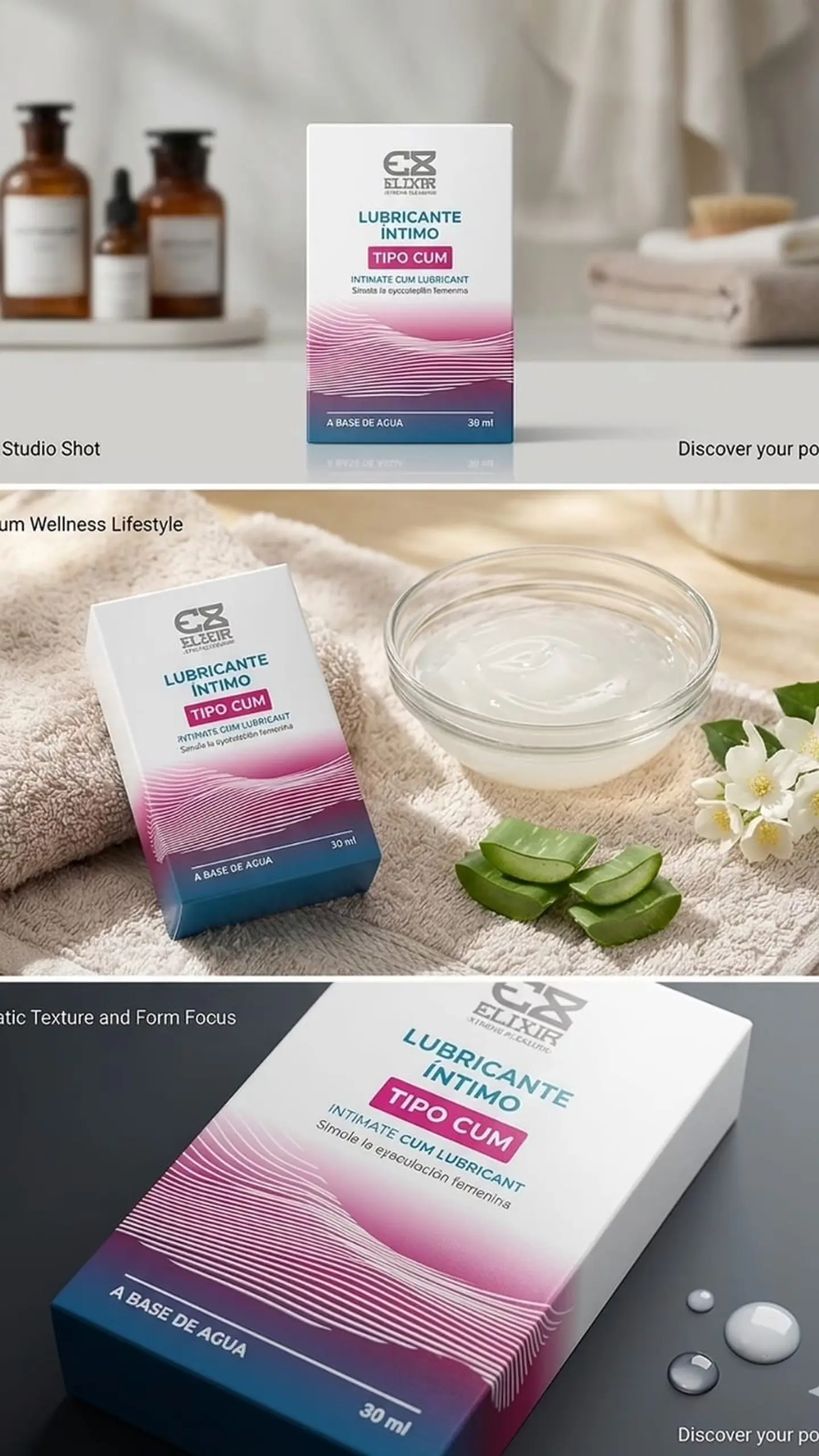 LUBRICANTE INTIMO TIPO CUM ELIXIR 30 ML 2