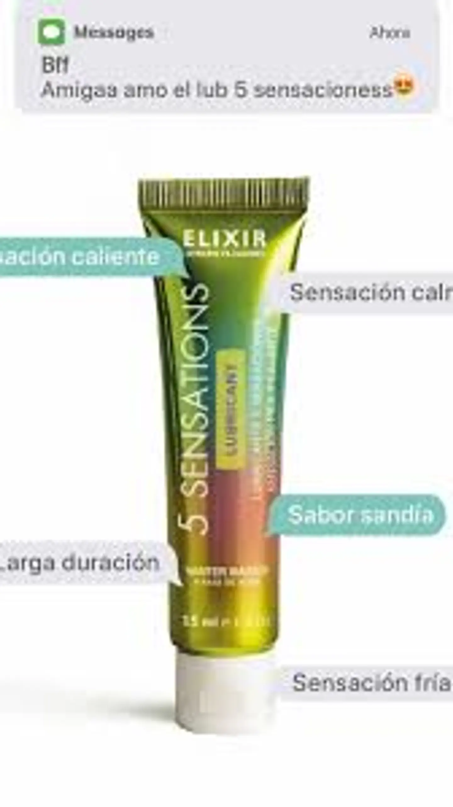 LUBRICANTE CINCO SENSACIONES ELIXIR  15ML 1