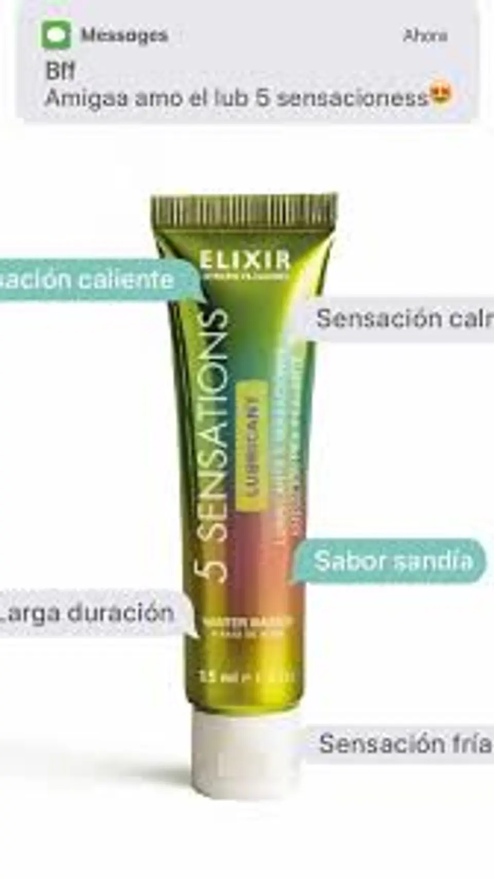 LUBRICANTE CINCO SENSACIONES ELIXIR  15ML 1