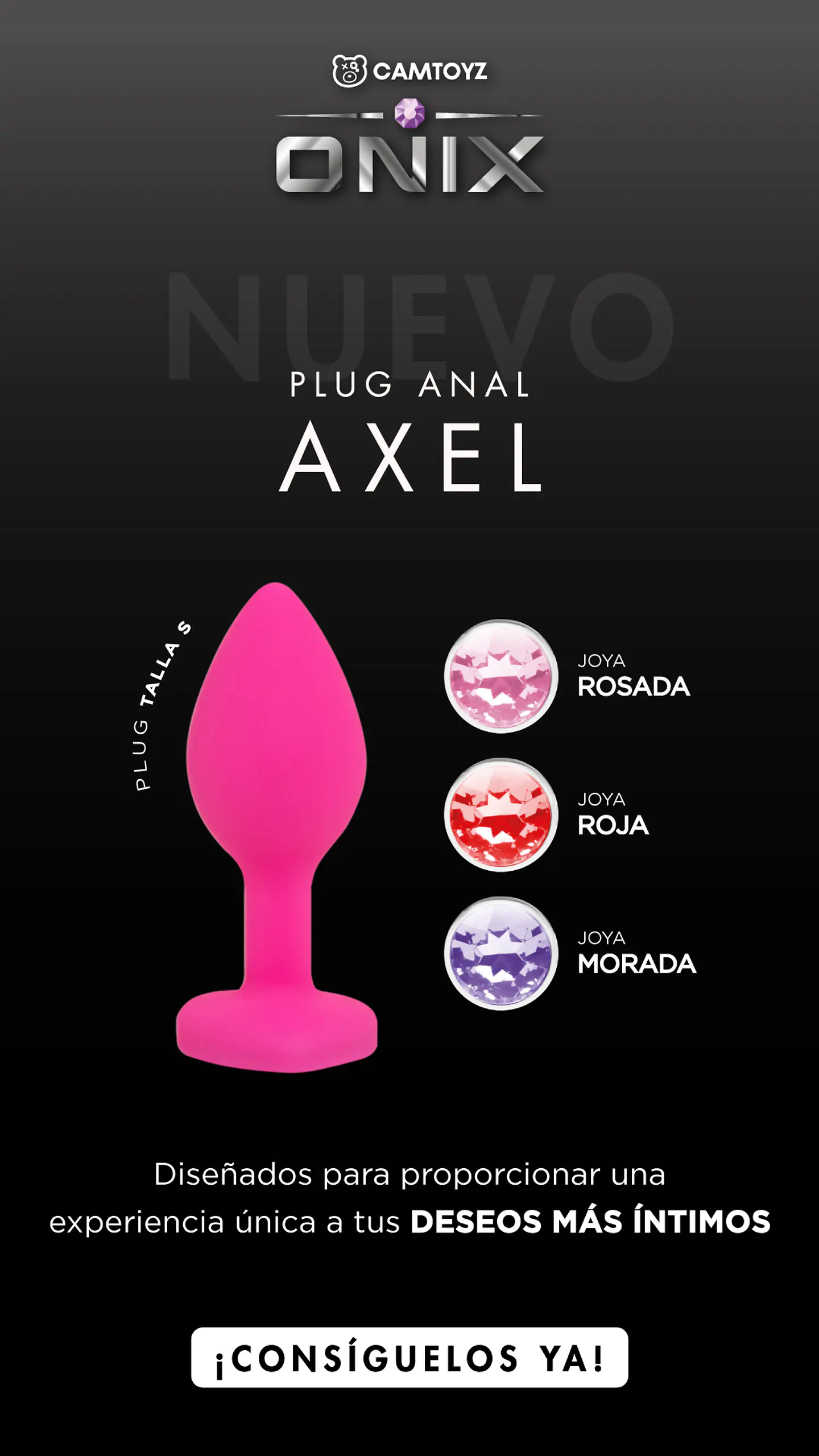 ONIX PLUG ANAL ROSADO 5