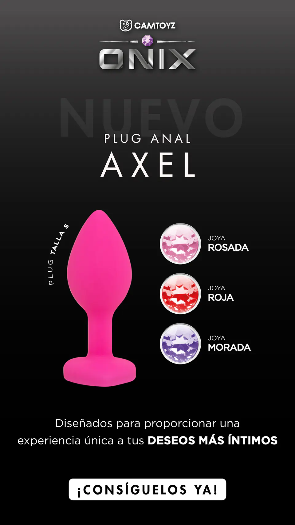 ONIX PLUG ANAL ROSADO 5