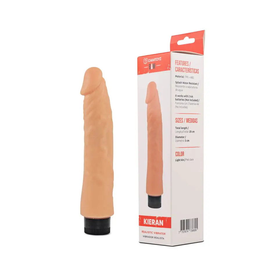 DILDO VIBRADOR REALISTA KIERAN 1
