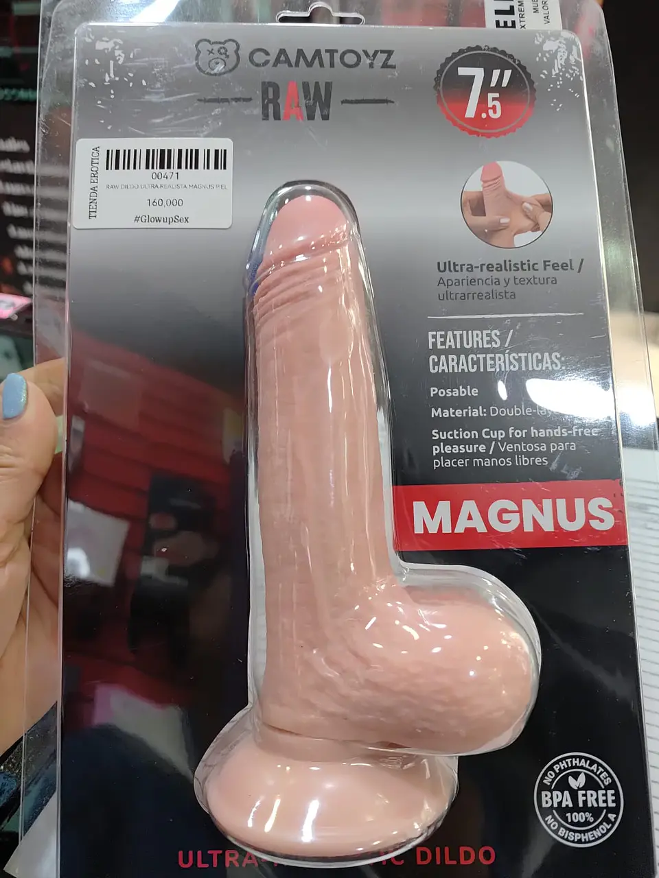 DILDO ULTRA REALISTA MAGNUS PIEL CAMTOYZ 1