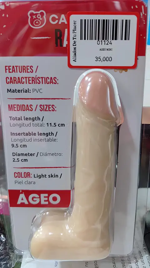 DILDO REALISTA AGEO  MINI CAMTOYZ