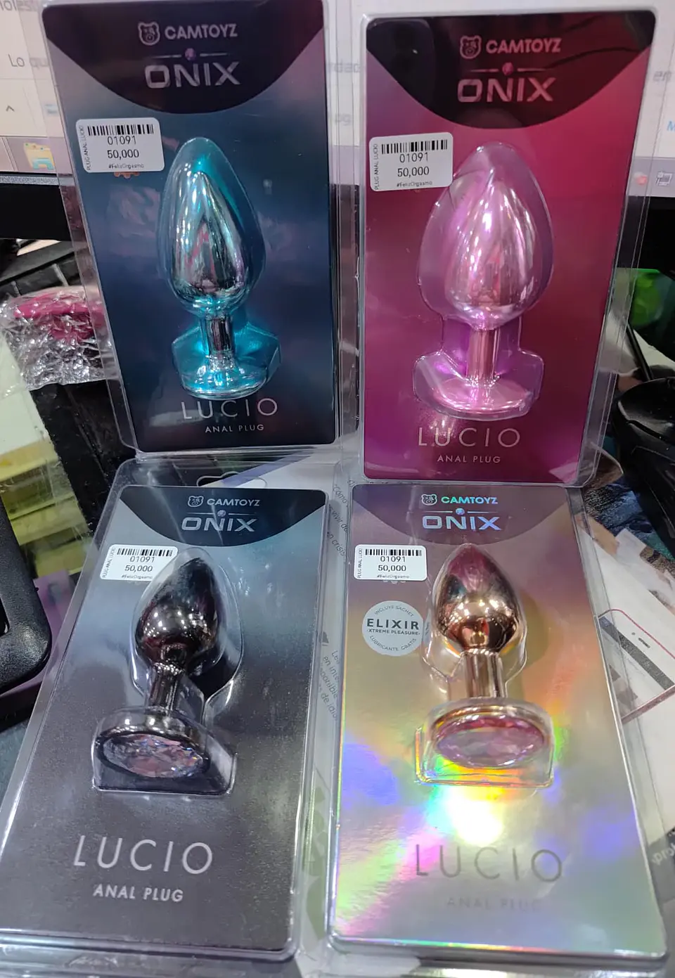 PLUG ANAL LUCIO  COLORES 5