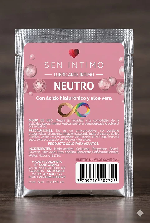 LUBRICANTE INTIMO NEUTRO HIPOALERGENICO 