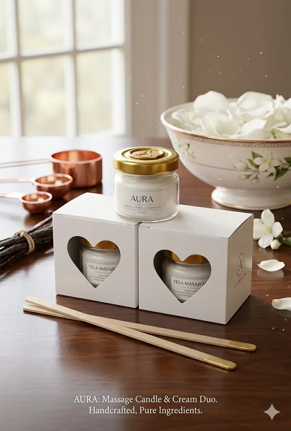 VELA MASA ACEITE NATURAL PARA MASAJES  1