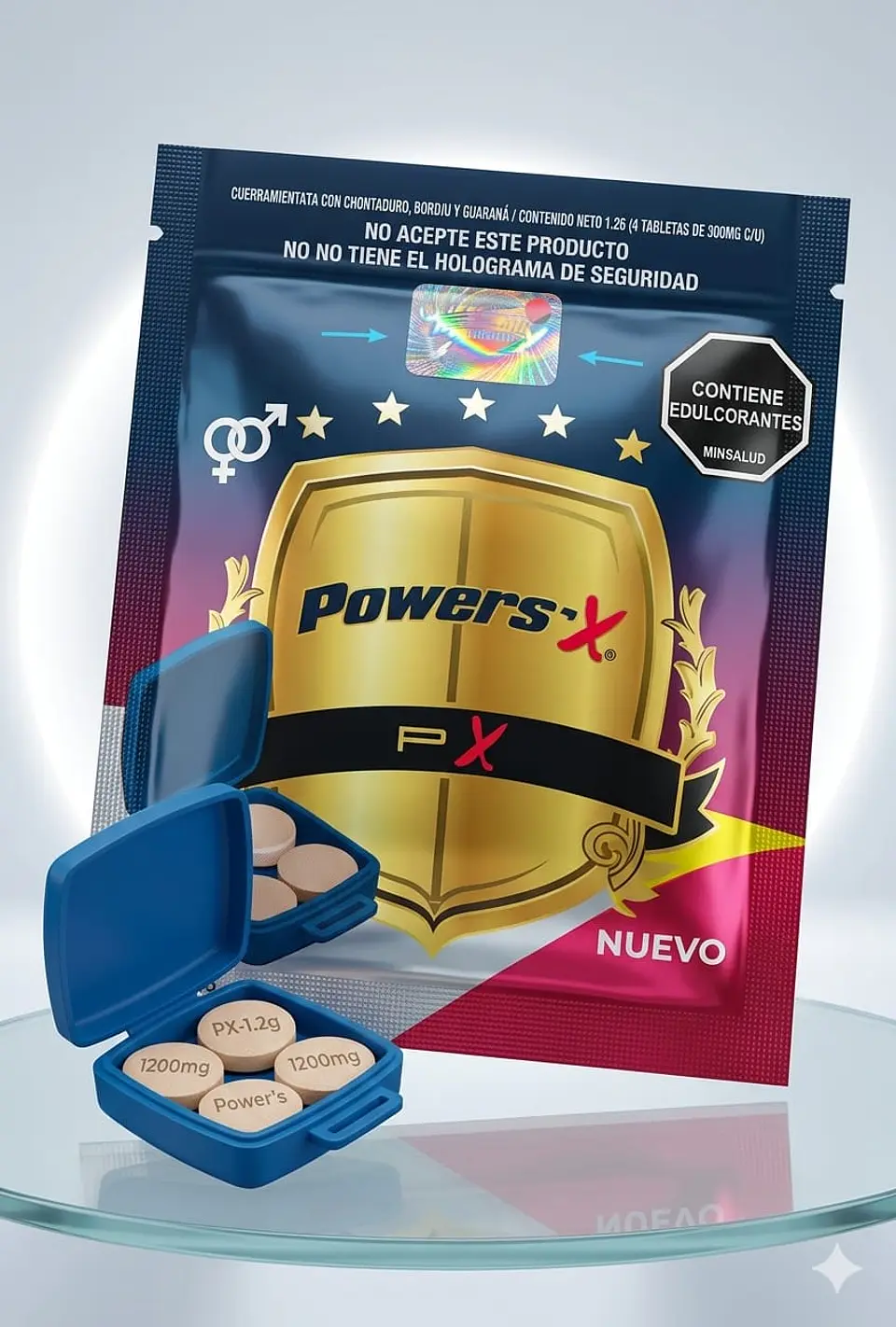 POWER X  HOMBRE PASTILLAS 1