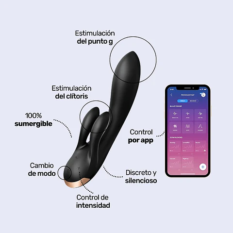 SATISFYER DOUBLE FLEX COECCECT (BAJO PEDIDO)