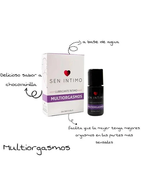 LUBRICANTE MULTIORGASMO SEN INTIMO