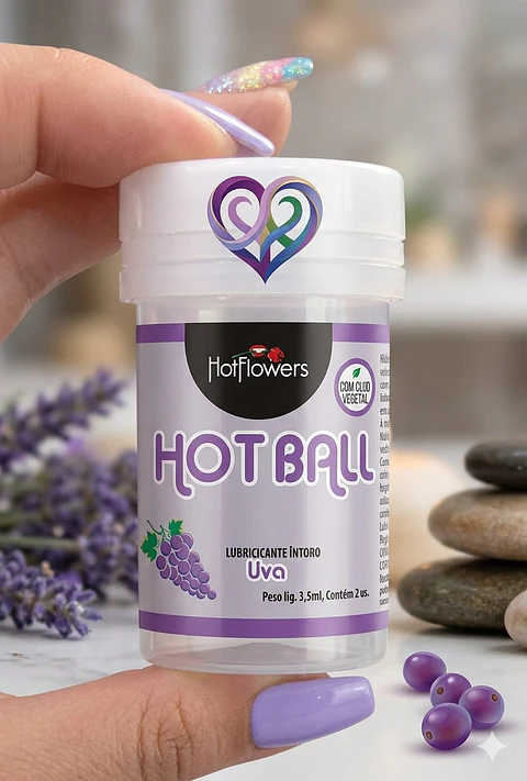 HOT BALL  UVA * 2 unidades LUBRICANTE INTIMO