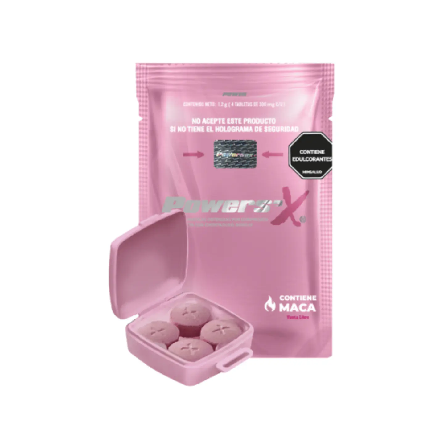 POWER X  MUJER PASTILLAS X 4 UNUDADES 1