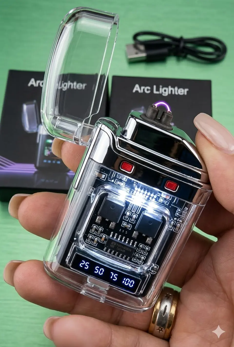 ENCENDEDOR CARGA USB  1