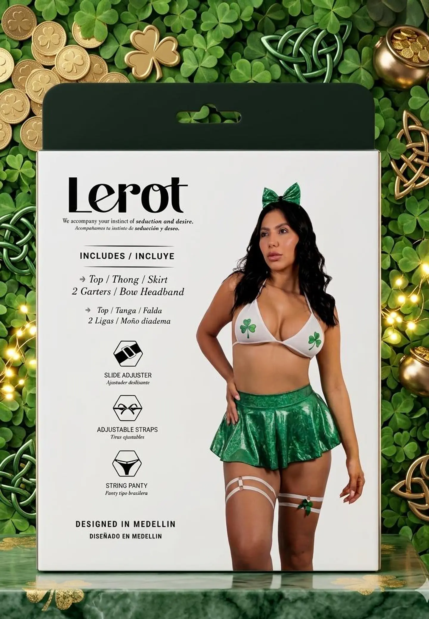 DISFRAZ CHICA IRLANDESA LEROT 1