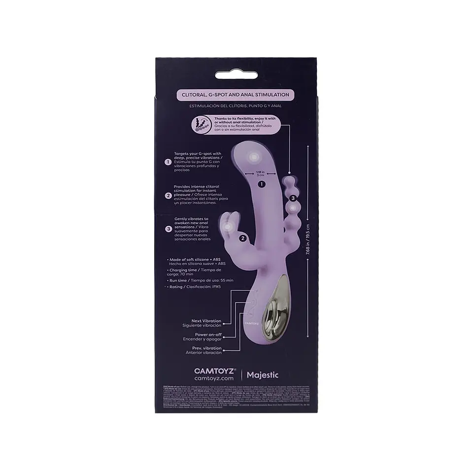 VIBRADOR TRIPLE - TRENTO  2
