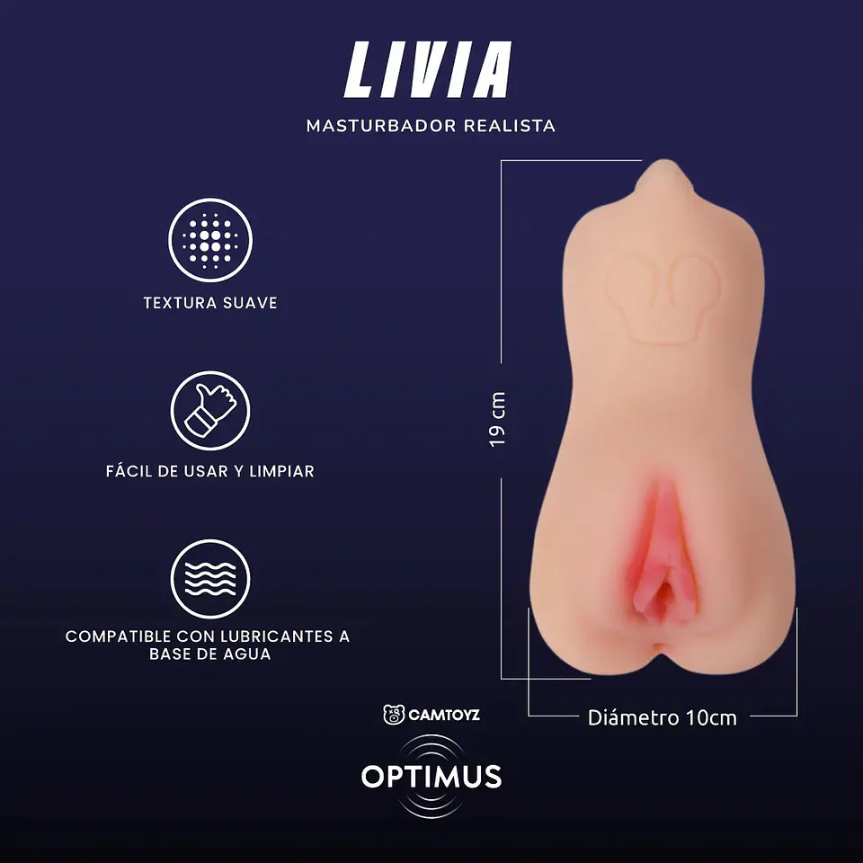 MASTURBADOR REALISTA CAMTOYZ - LIVIA 5
