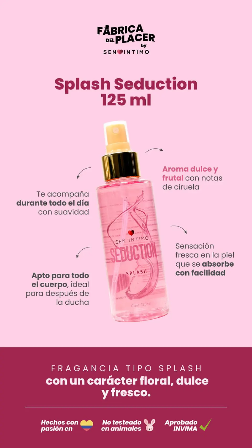 SPLASH CON FEROMONAS - SEDUCTION  3