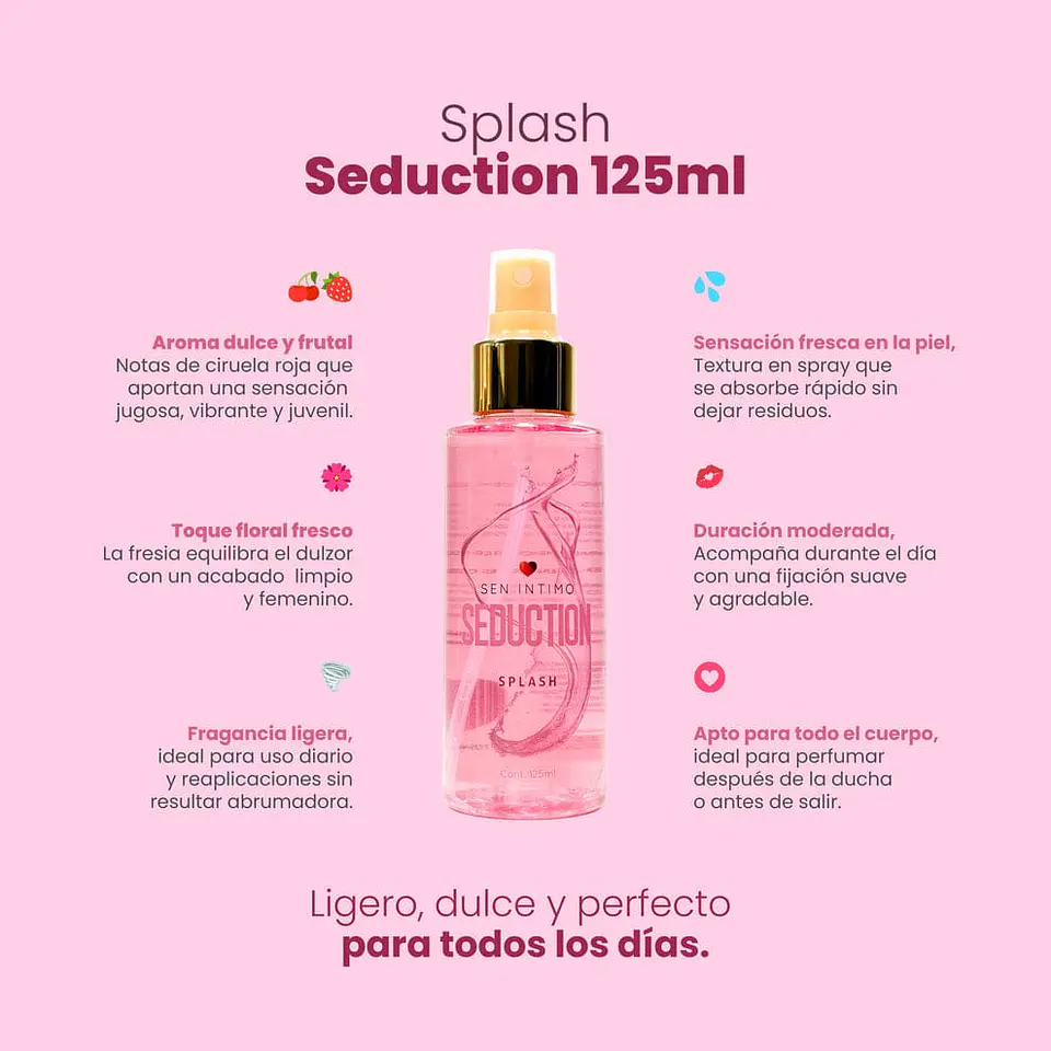 SPLASH CON FEROMONAS - SEDUCTION  2