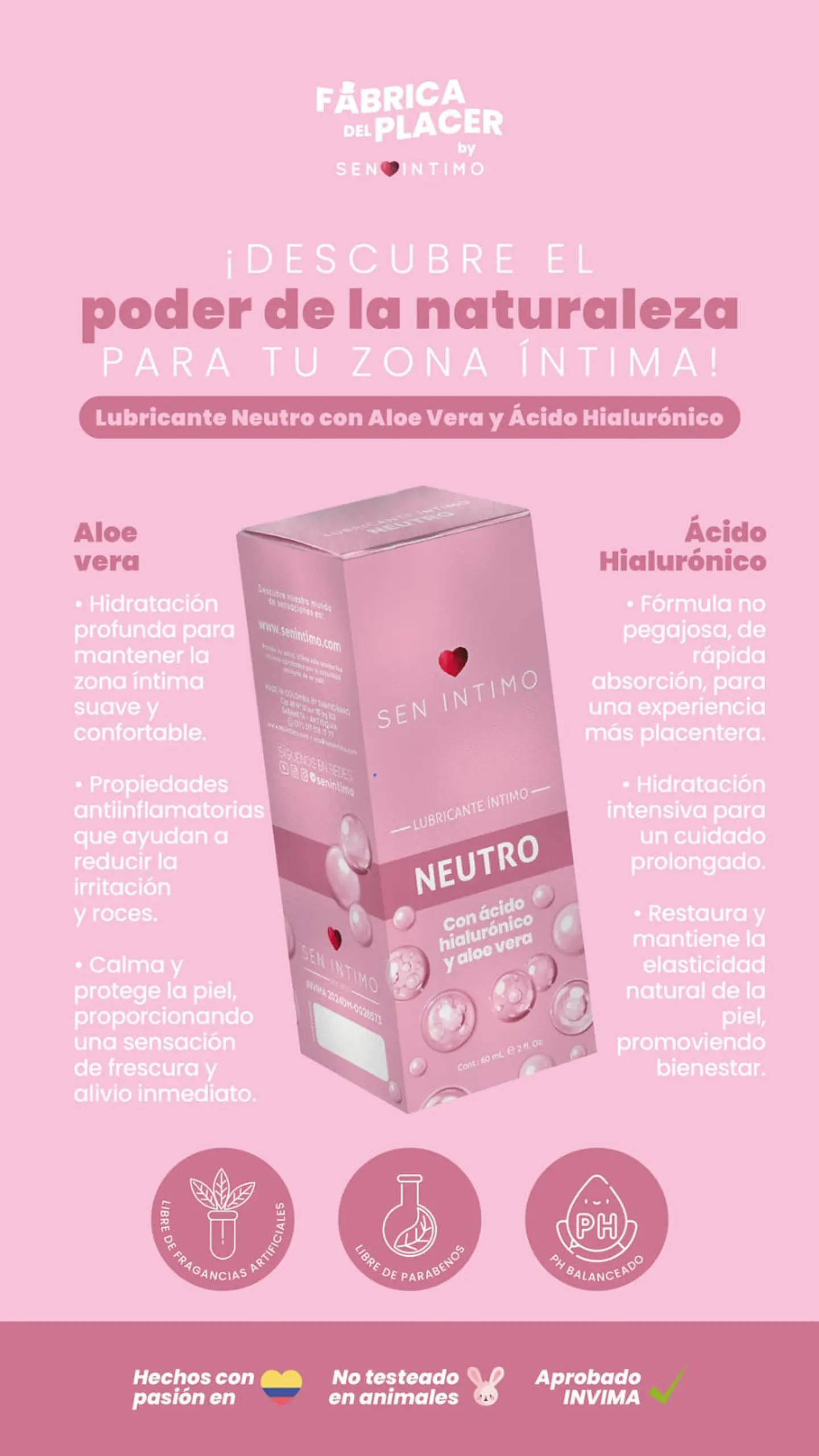 LUBRICANTE NEUTRO ÁCIDO HIALURÓNICO Y ALOE VERA 3