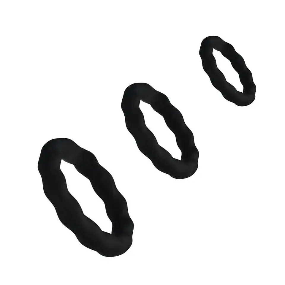 SET ANILLOS PARA EL PENE - TRIDENTE 3
