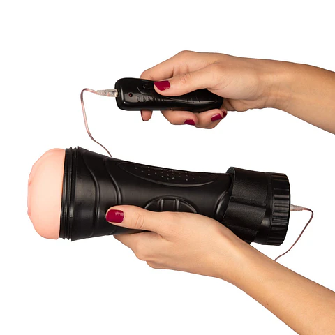 VAGINA TARRO CON VIBRACIÓN 