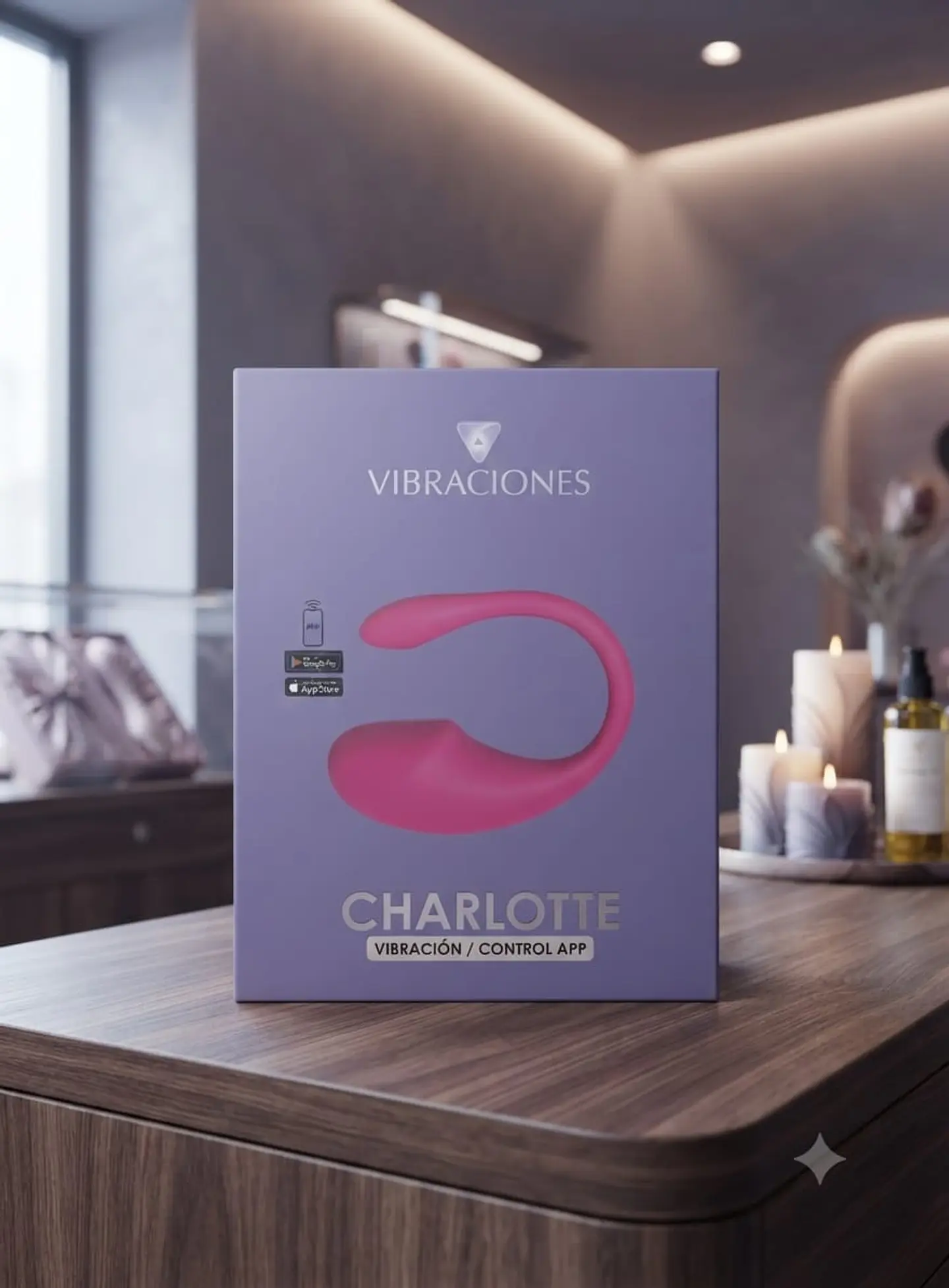 VIBRADOR DOBLE APP - CHARLOTTE  1
