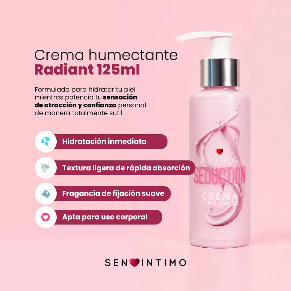 CREMA HUMECTANTE CON FEROMONAS - SEDUCTION 4