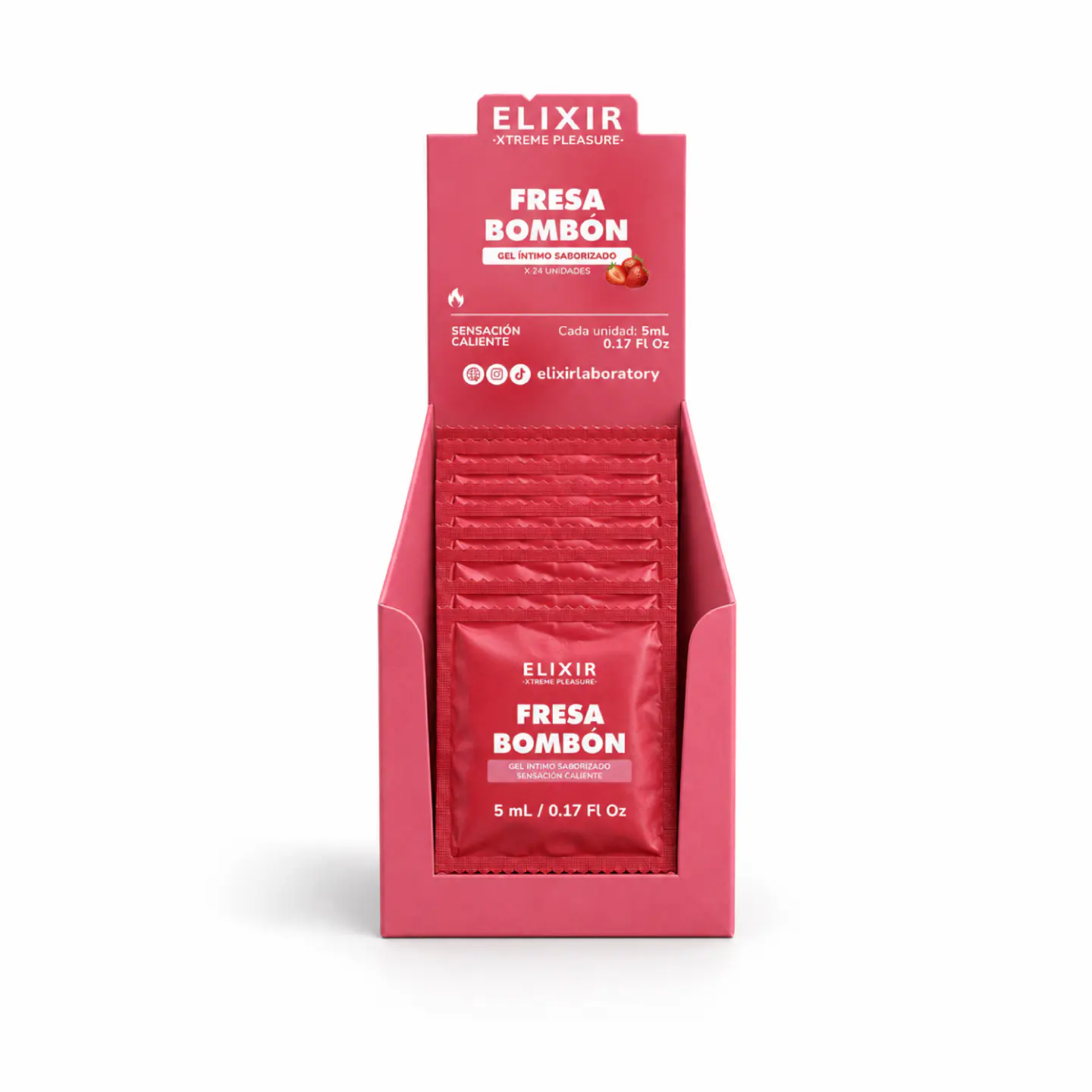 SACHET LUBRICANTE FRESA BOMBÓN 2