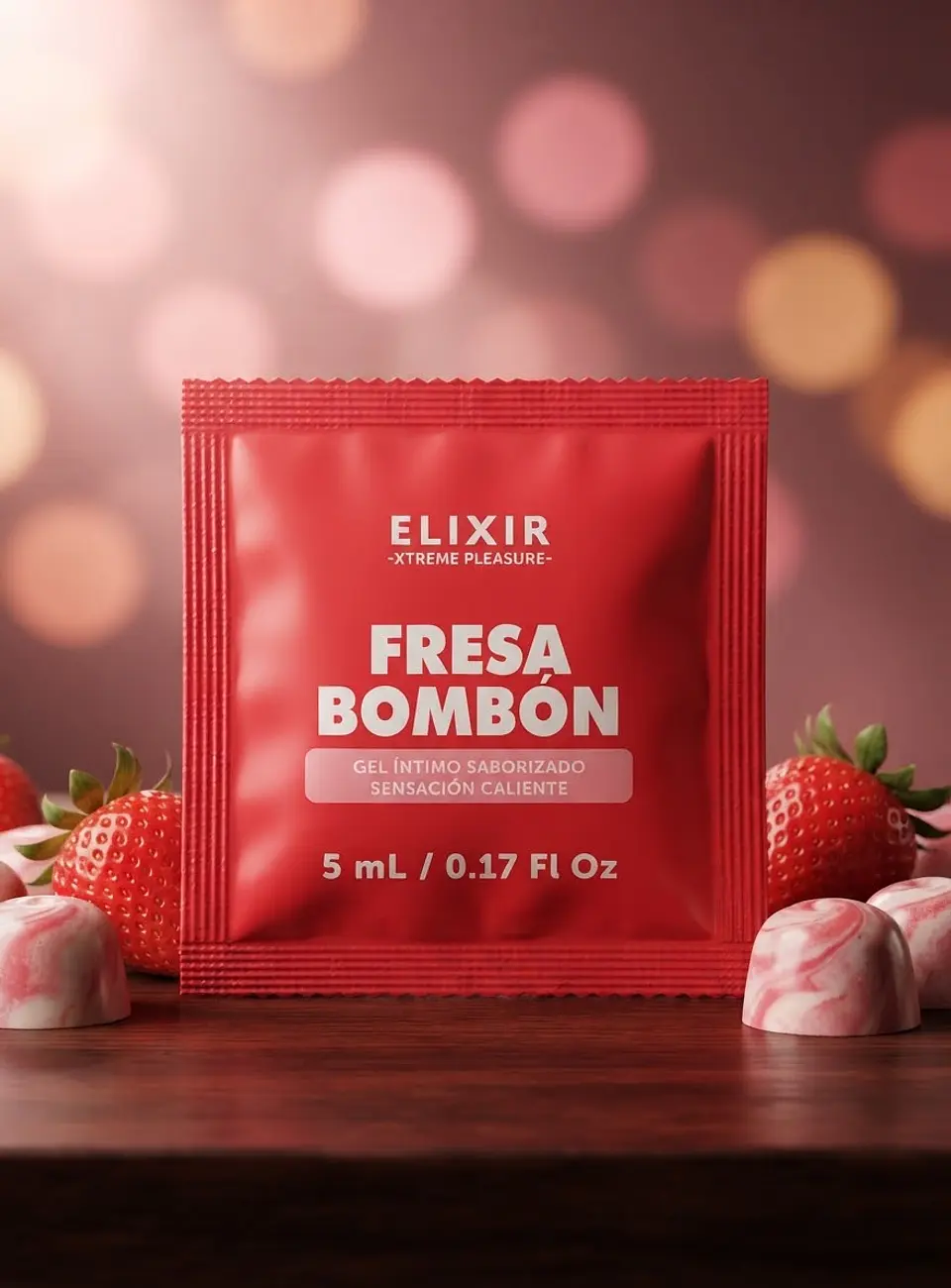 SACHET LUBRICANTE FRESA BOMBÓN 1