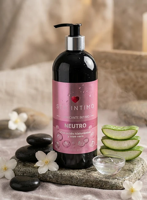 LUBRICANTE NEUTRO ÁCIDO HIALURÓNICO Y ALOE VERA x500 ML