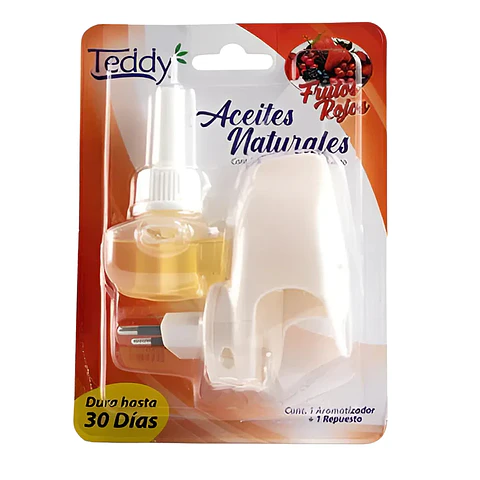 AROMATIZANTE ACEITE TEDDY ENCHUFE FRUTOS ROJOS