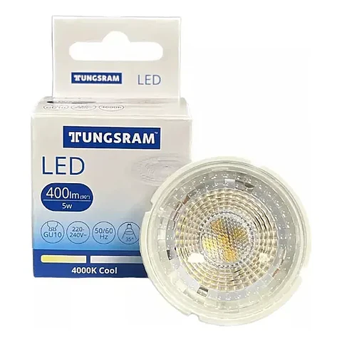 AMPOLLETA GU 10 TUNGSRAM 4000 K PACK X 8 UNIDADES