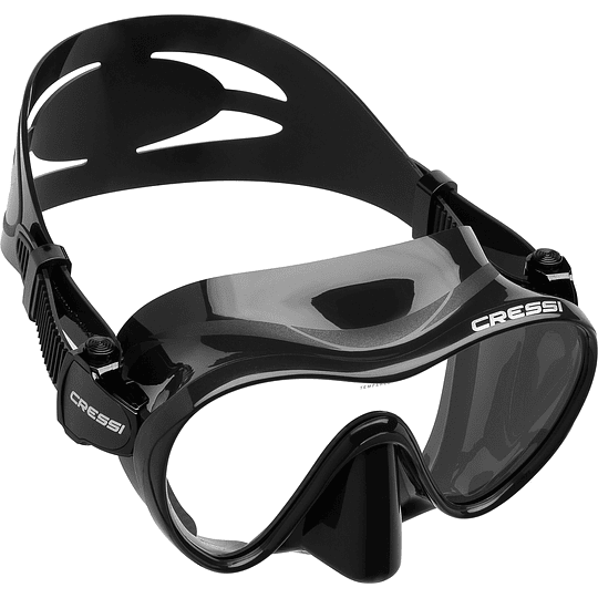 Mascara de buceo Cressi Framless F1 negra