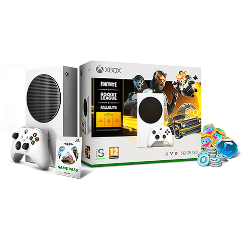 CONSOLA XBOX SERIES S GILDED HUNTER BUNDLE (SIN LECTOR)
