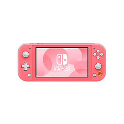 CONSOLA NINTENDO SWITCH LITE ANIMAL CROSSING CORAL 