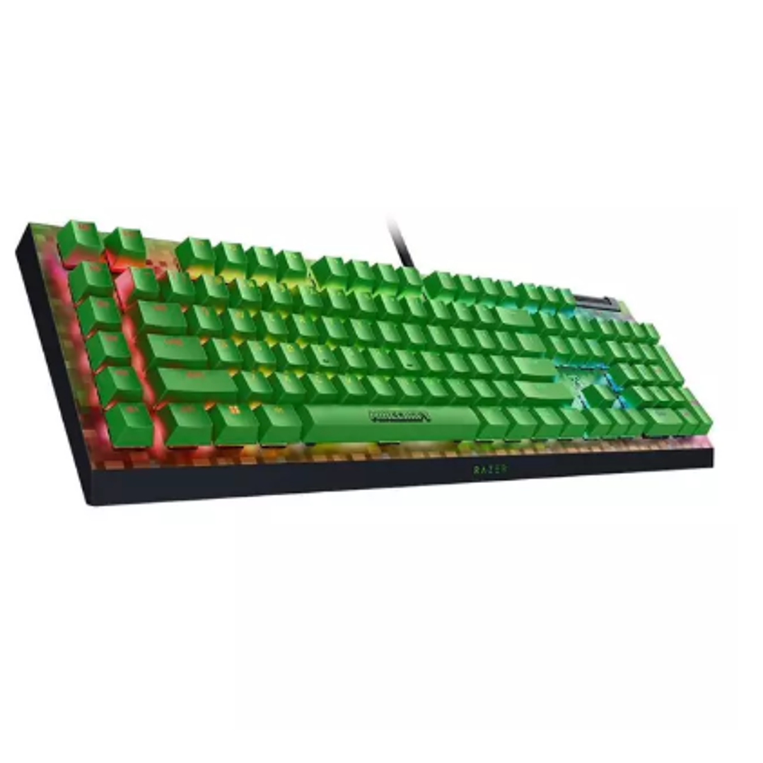 TECLADO RAZER BlackWidow V4 X EDI.  Minecraft 2
